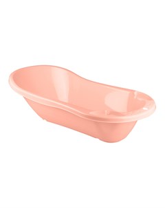 Ванночка детская с клапаном для слива 46 л цвет светло розовый ТМ Пластишка
