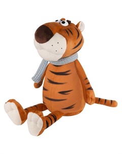 Игрушка мягкая Тигр Вова в шарфе 24 см Maxitoys luxury