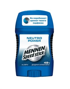 Дезодорант антиперспирант Neutro power стик 60 г Mennen speed stick