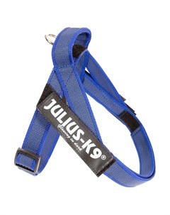 Шлейка для собак Ремни IDC Color Gray Mini 49 65 см 7 15 кг синяя Julius-k9
