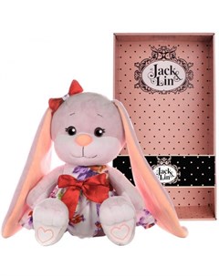 Мягкая игрушка Jack Lin Зайка в Летнем Платьице с Цветами 20 см ТМ Jack Lin Jack lin