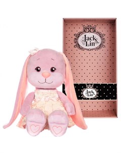 Мягкая игрушка Зайка в Кружевном Розовом Платье 25 см ТМ Jack Lin Jack lin