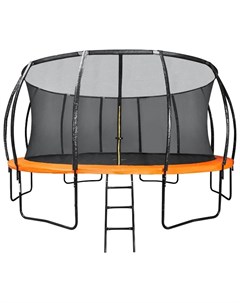 Батут Kengoo II 16 ft внутренняя сетка лестница оранж черн диаметр 488 см Dfc