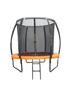 Батут Kengoo II 6ft внутренняя сетка лестница оранж черн диаметр 183 см Dfc