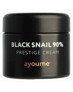 Крем для лица 90 Black Snail Prestige Cream с муцином черной улитки 70 мл Ayoume