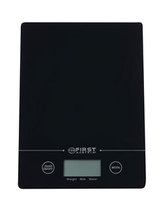 Кухонные электронные весы черные до 5 кг First