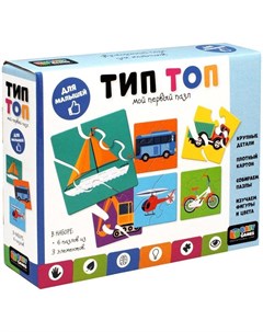 Пазл Тип топ Транспорт 6 в 1 18 элементов ТМ Baby games