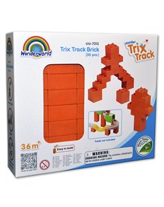 Набор блоков для конструктора Trix Track Bricks 30 шт Wonderworld