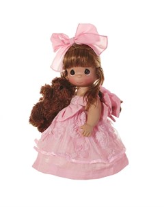 Кукла Сны о плюшевом медведе рыжая 30 см Precious moments