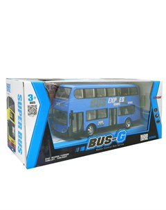 Автобус двухэтажный на радиоуправлении цвет синий ТМ арт 666 691A Blue Hk industries