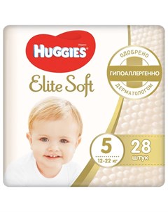 Подгузники Elite Soft размер 5 12 22 кг 28 штук Huggies