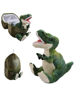 Мягкая игрушка Dino World Динозавр в яйце зеленый 22 см Abtoys