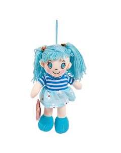 Кукла Мягкое сердце мягконабивная в голубом платье 20 см Abtoys