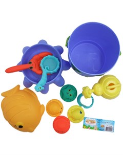 Набор игрушек для песочницы Лучик 11 предметов Abtoys