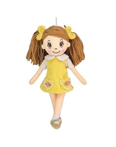 Кукла Мягкое сердце мягконабивная в желтом платье 30 см Abtoys