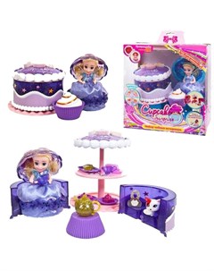 Игровой набор с куклой Cupcake Surprise Чайная вечеринка с аксессуарами Emco