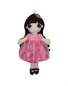 Кукла Мягкое сердце мягконабивная в розовом платье 50 см Abtoys