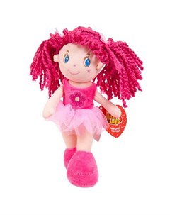 Кукла Мягкое сердце мягконабивная с розовыми волосами в розовой пачке 20 см Abtoys