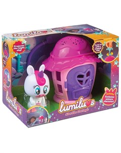 Ночник Lumiluvs Единорог Luna с домиком проектором звездного неба Abtoys