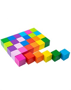 Кубики цветные 30 штук ТМ Томик
