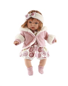 Кукла Валентина в розовом озвученная 37 см Antonio juan