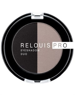 Тени для век Pro Eyeshadow DUO 2 цвета тон 106 3 г ТМ Relouis