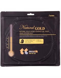 Гидрогелевая маска для лица Natural Gold Hydro Essence Gel Mask с золотом 70 г Anskin