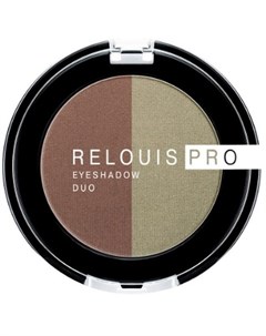 Тени для век Pro Eyeshadow DUO 2 цвета тон 110 3 г ТМ Relouis