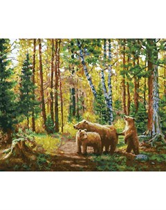 Набор для рисования по номерам Хранители леса Белоснежка