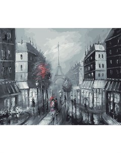 Набор для рисования по номерам Париж Белоснежка