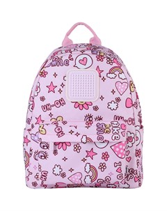 Рюкзак для девочек Funny square U18 1 розовый Pixel