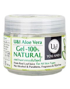 Гель для тела и лица Aloe vera Natural 100 г U & i