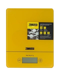 Кухонные электронные весы Brescia цифровые желтые Zanussi