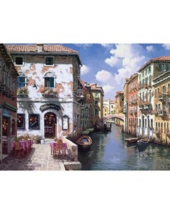 Набор для рисования по номерам Венецианские дома Белоснежка