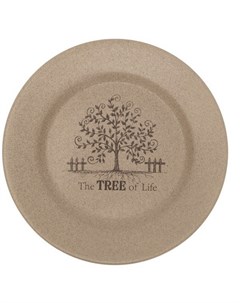 Тарелка обеденная Дерево жизни d 26 см Terracotta