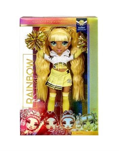 Кукла Cheer Doll Sunny Madison Yellow Rainbow high