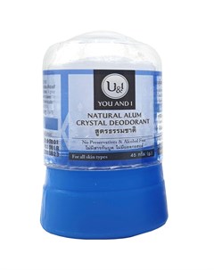 Дезодорант кристаллический Natural alum 45 г U & i