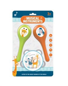 Набор музыкальных инструментов 3 предмета ТМ арт Y2762122 Наша игрушка