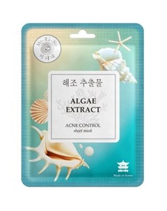 Тканевая маска для лица Algae Extract очищающая 23 г Mi-ri-ne