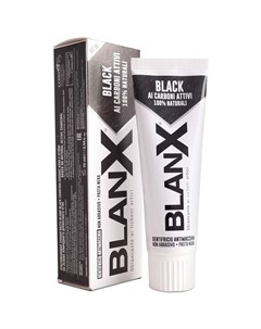 Зубная паста Black Charcoal с углем 75 мл Blanx