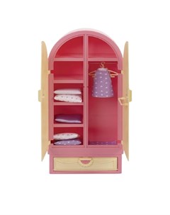 Мебель для кукол Гардероб Маленькая принцесса нежно розовый Огонек