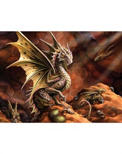Пазл Super 3D Пустынный дракон 500 деталей ТМ Prime 3d