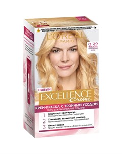 Крем краска для волос Excellence Creme 9 32 сенсационный блонд 192 мл L'oreal paris