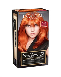Краска для волос Preference Feria P78 Паприка очень интенсивный медный 174 мл L'oreal paris
