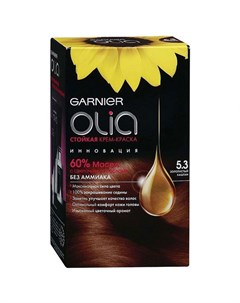 Крем краска для волос Garnier 5 3 Золотистый каштан 160 мл Olia