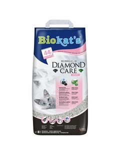 Комкующийся наполнитель Diamond Care fresh с активированным углем с ароматизатором 8 л Biokat's