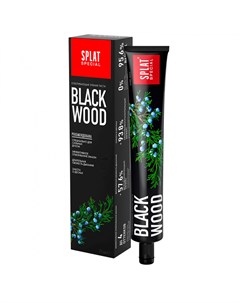 Зубная паста Special Blackwood Черное Дерево древесный аромат 75 мл Splat
