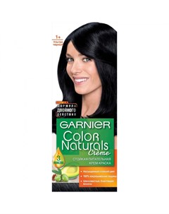 Крем краска для волос Color Naturals 1 Ультра черный 110 мл Garnier