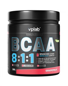 Аминокислоты BCAA 8 1 1 Грейпфрут 300 г Vplab