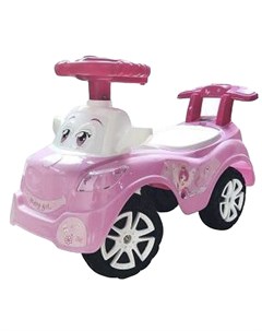 Машина каталка Дружок розовый музыкальная Наша игрушка